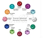 Rings Geedyn Unisex October Pink Tourmaline Mix Birthstone Silicone Rings Set