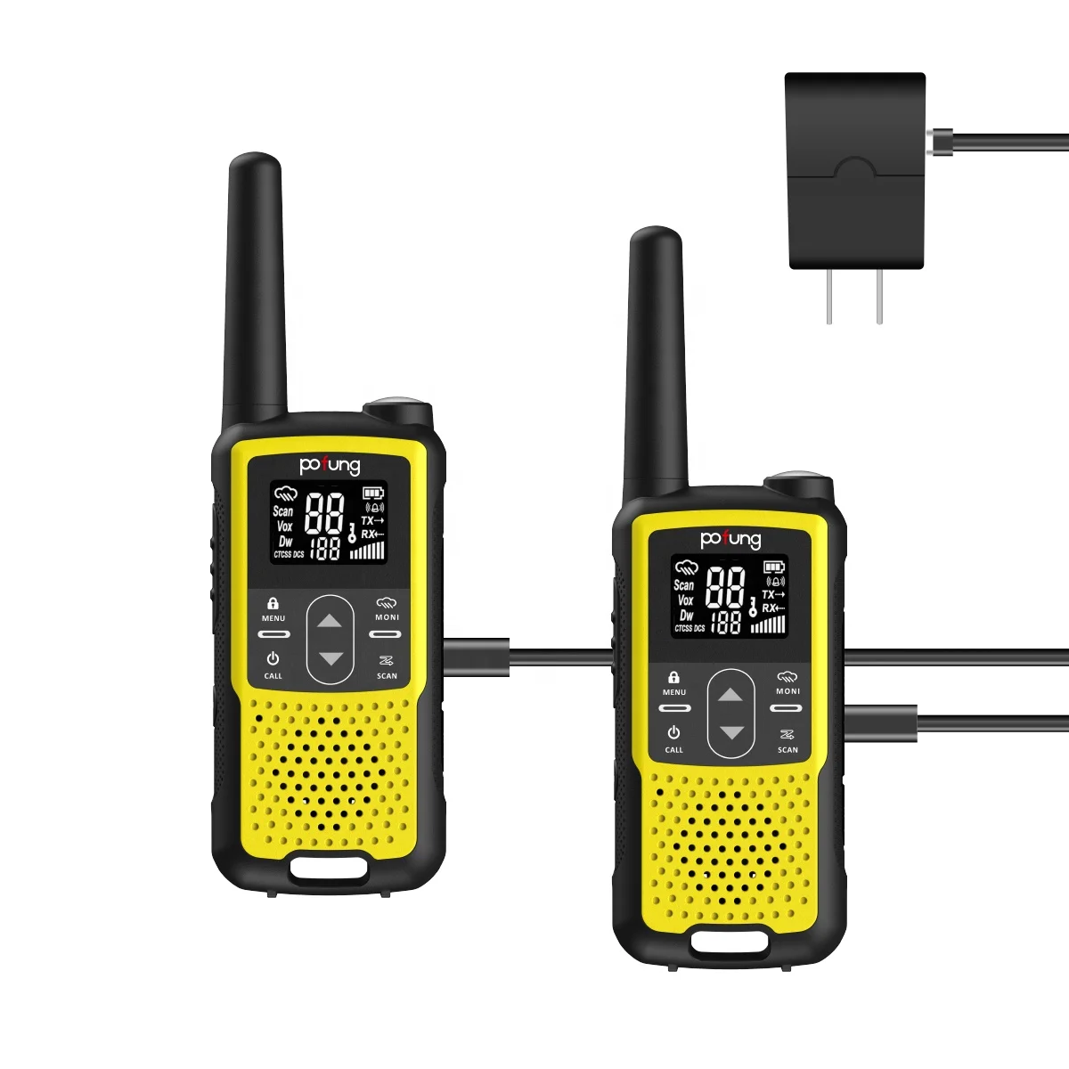 Pofung T22 Licence Free FRS Long Talking Rang Handheld Rechargeable PMR446 Two Way Radio PMR 446 Walkie Talkie