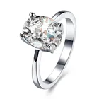 Zirconia Engagement Ring Engagement Ring Case Luxury Original 18k Gold Glow Starburst Belt 925 Silver Cubic Zirconia Rings