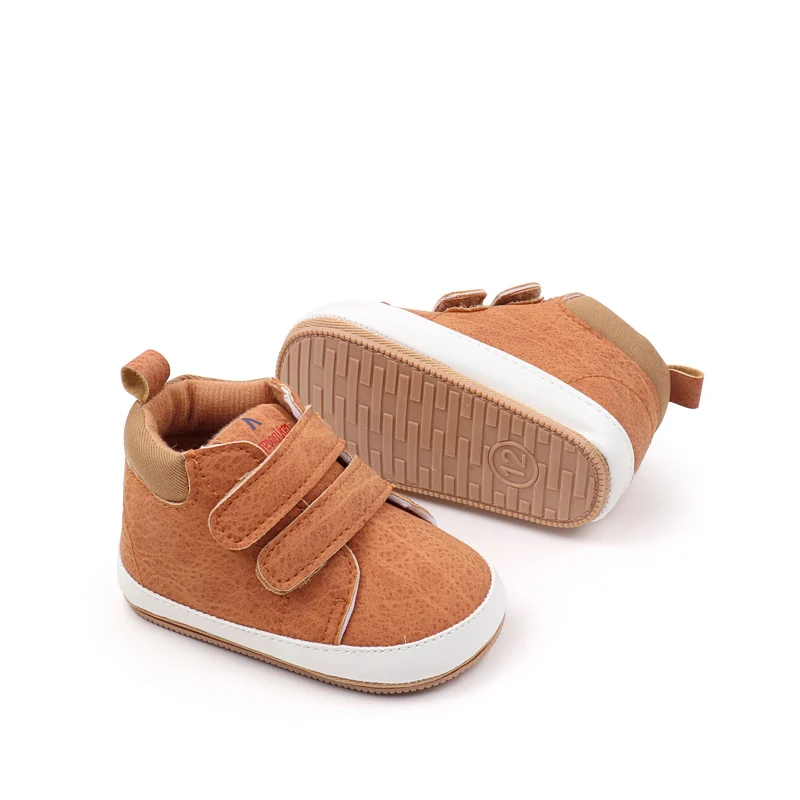 High Quality Soft TPR Outsole PU Unisex Baby Sport Shoes for Boys Spring Autumn Baby Toddler Shoes details