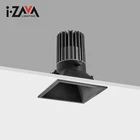 10w Recessed Spotlights Hot Selling Aluminum Anti Glare IP20 10W 12W 14W COB Recessed LED Spotlight