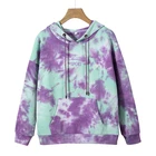 Dye Hoodies Hoodie Rummandy Womens Tie Dye Fashion Pullover Hoodies Full Sleeve Cropped Hoodie
