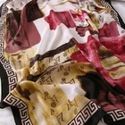 Shawl Cotton Summer Scarf Female Ink Painting Printing Sunscreen Shawl Cotton Linen Gauze Vacation Big Beach Towel