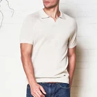 Polo Shirt 100% Cotton 100% Cotton Men Short Sleeve Sweater Polo Shirt Knit Polo Golf Shirt