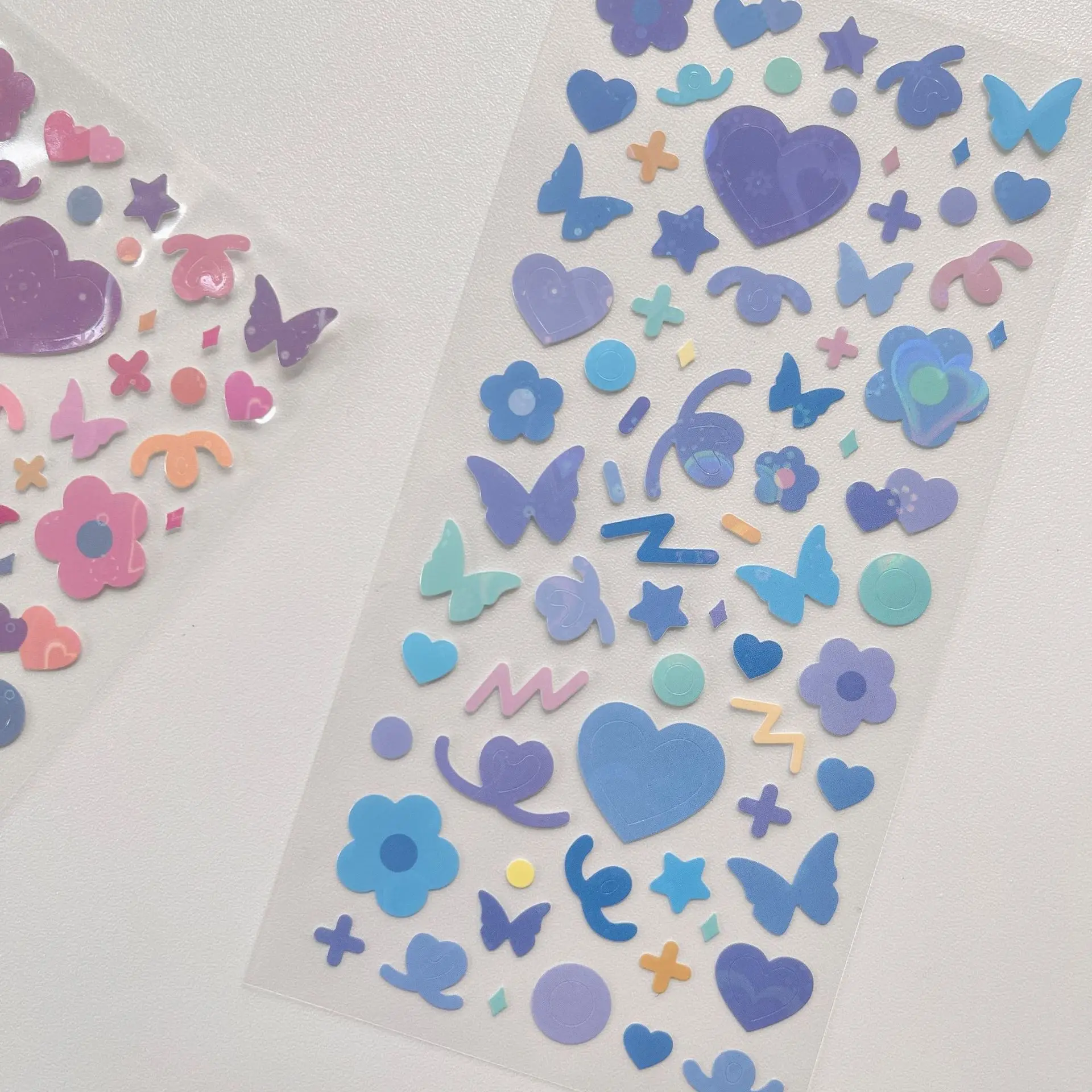 Fashion Butterfly Laser Stickers Creative Mobile Phone Stickers