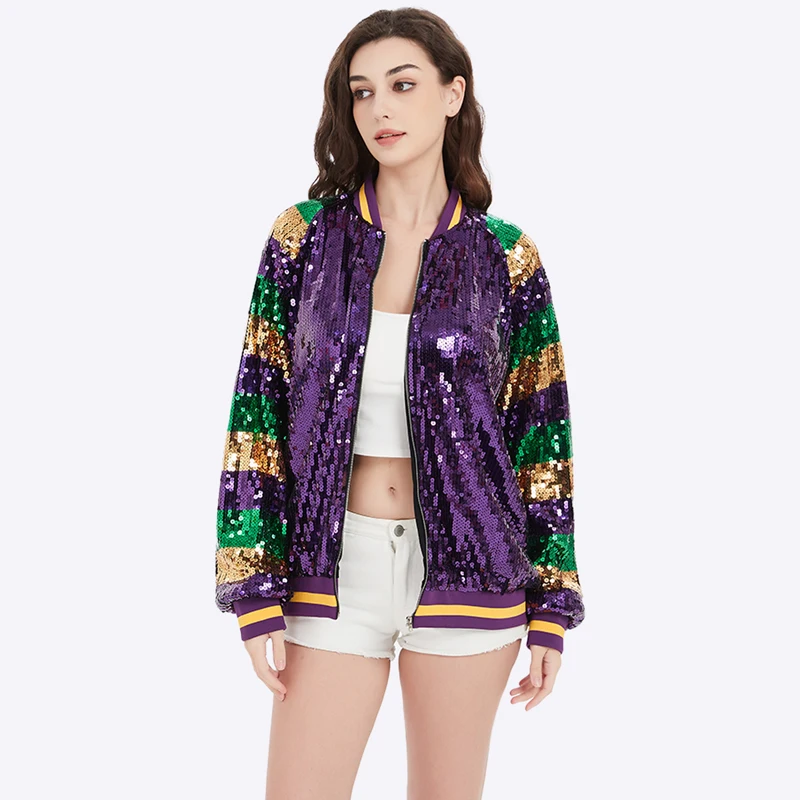 Stock Mardi Gras Clothing Mardi Gras Sequin Shirts Jackets Skirt