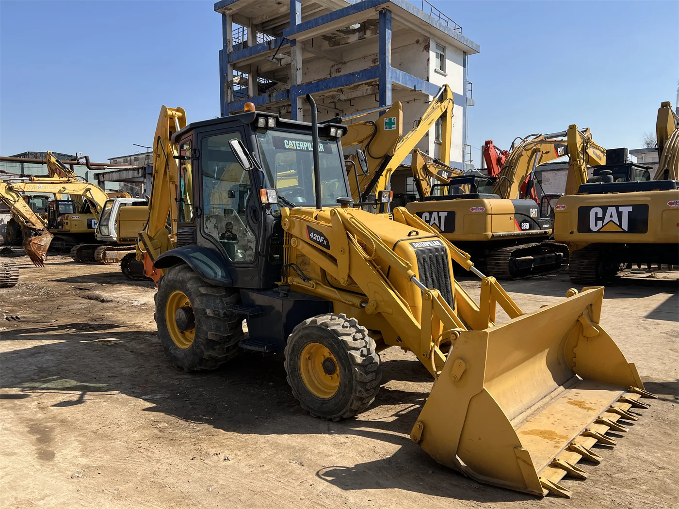 Used Backhoe Loader Cat F F Used Cat Small Loader F