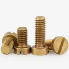 M5 Screws Brass M2 M2.5 M3 M4 M5 M6 M8 M10 DIN 84 Brass Slotted Cheese Head Screws