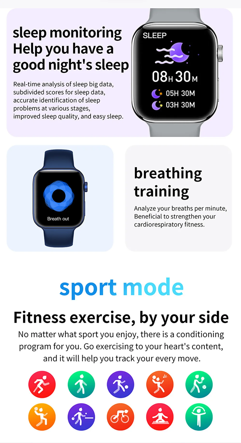 Smartwatch Z51 Series 7 Bluetooth Calls 1.92inch Voice Assistant