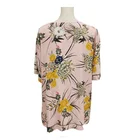 Top New Fashion Women's Printed Round Neck T-Shirt Flower Plus Size Short Sleeve Top