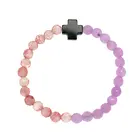 Rainbow Beaded Rainbow Glass Crystal Pearl Beaded Bracelets High Quality Stones