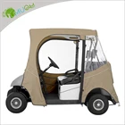 Golf YumuQ 2 Passenger Outdoor Waterproof Golf Cart Rain Cover UV Protection Conveniently Zippered Door