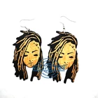 Earrings Earrings 2020 Wooden Afro Natural Hair Earrings
