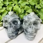 Natural Labradorite Carved Labradorite Wholesale Natural Labradorite Carving Of Snake Skulls Carving Head Decoration