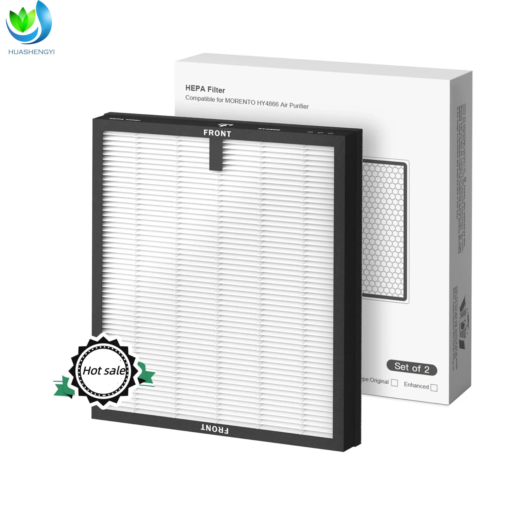 product walson home hotel new condition purifier filter carbon fiber merv 13 genuine hepa air purifier replacement filter for morento-2