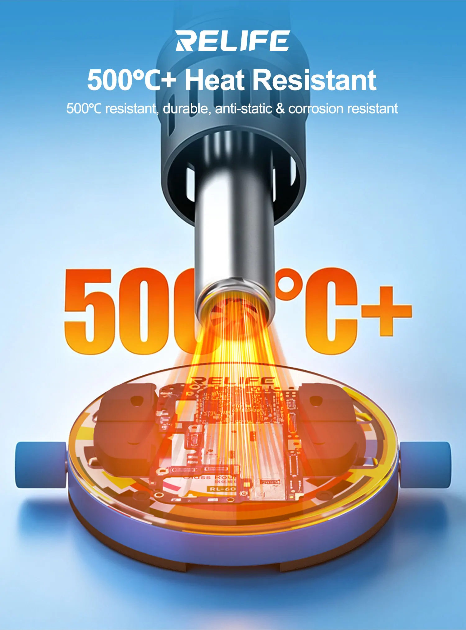 NEW RELIFE RL-601Q Motherboard Chip Repair Mini Rotating Fixture for Motherboard Repair CPU Chip Removal