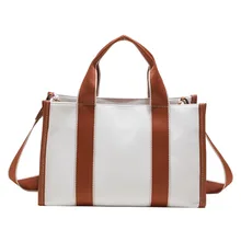 ZHUIYU New Arrival Fashionable canvas bag Korean version ins large capacity handbag women's shoulder Bag tote