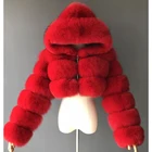 Women Jackets Winter Women Coat Fashion Ladies Warm Faux Fur Short Jackets Outerwear Streetwear