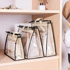 Handbag Bags Plain Water Proof Designer Storage Packaging Clear Transparent Pvc Luxury Cover Custom Handbag Dust Bags