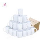 Mugs Mugs Ceramic Mugs Custom Logo Porcelain Coffee Cups 11oz White Coated Sublimation Blank Ceramic Mugs