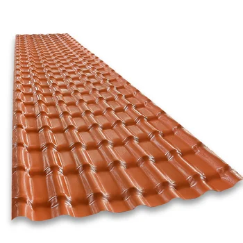 Wholesale Asa Synthetic Resin Roof Tile Corrugated Fireproof Plastic Pvc Roofing Sheet For Shed