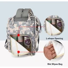 Baby Mothers Large Multifunctional Diaper Bags Backpack Baby Napper Bags For Mothers With Dry Wet Pocket
