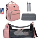 Mother And Portable Folding Crib Mom Shading Multifunctional Mother And Baby Backpack