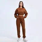 Clothing Wholesale 2021 Fall Winter Women Clothing Pullover Sports Suit For Workout Athletic Sportswear Leisure Suit