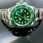 Watch Import Watches 40mm Sapphire Green Ghost Japan Movement Diver Mechanical Automatic Submarine Watch