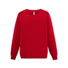 Plain Hoodies Custom Unisex Soft Cotton Crew Neck Jumper Plain Hoodie Print French Terry Sweatshirt