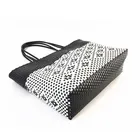 Beach Handbags 2020 Mexico Womens PP Woven Wholesale Reusable Plastic PP Shopping Bag Beach Handbags