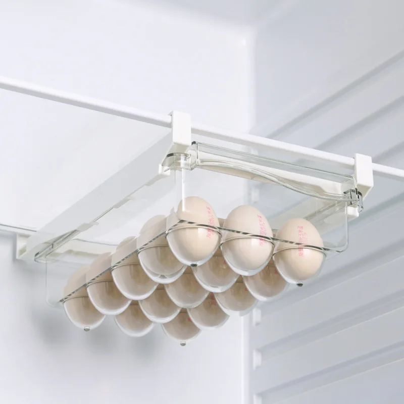 Egg Fresh Storage Box Egg Storage Container Organizer Bin Large Capacity Egg Holder for Refrigerator