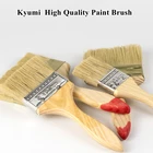 Handle Brush Kyumi Natural Wood Handle Soft Hair Brush Differrent Size Customized Good Quality Fine Synthetic Fiber