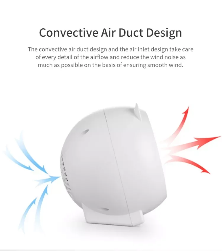 Hot Selling Personal Space Room PTC Ceramic Heater Desktop Air Heater Fan Instant Electric Heater