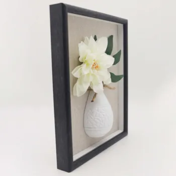 Best Quality Large Size Shadow Boxes Display Cases White Wedding Decorate Picture Photo Frames