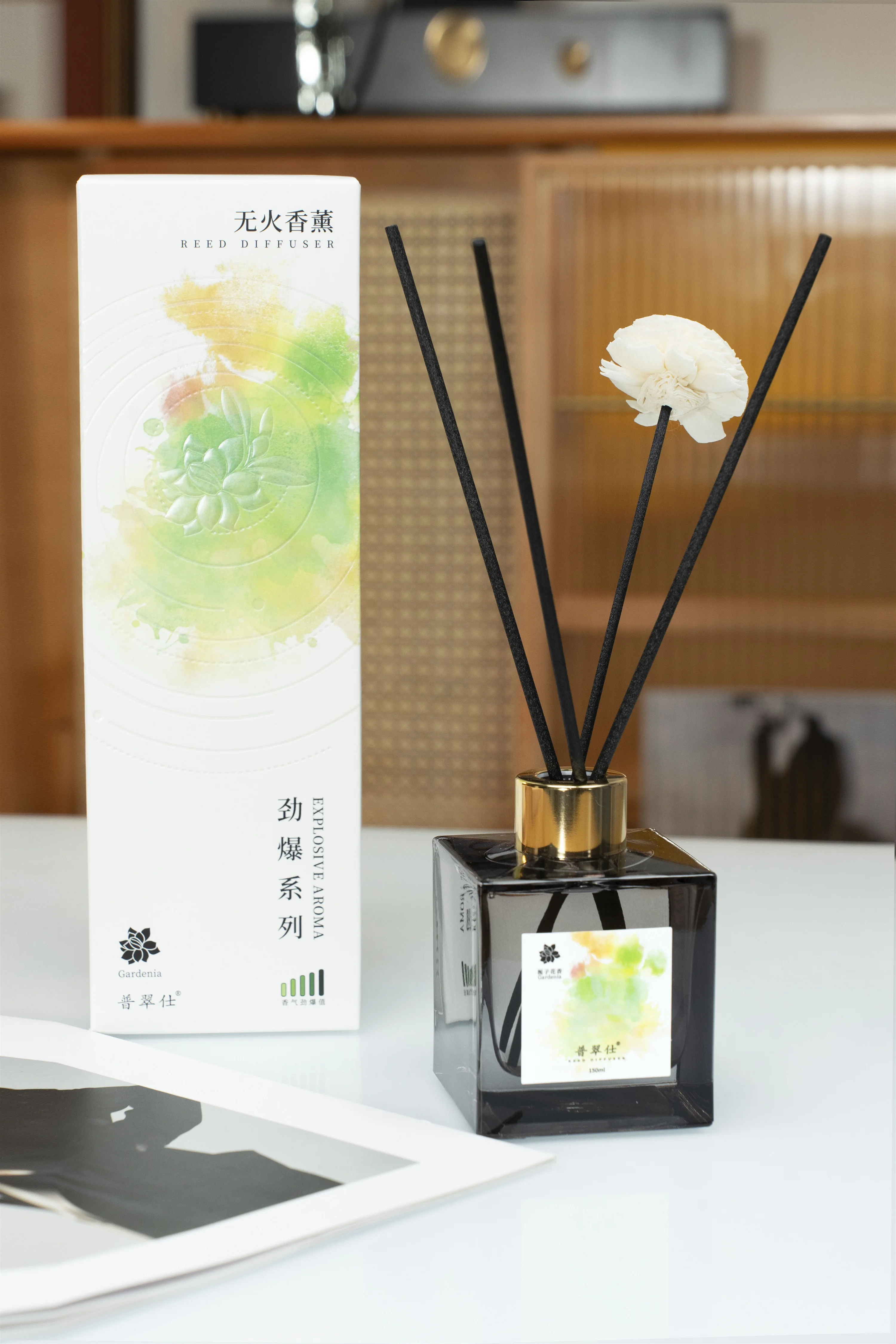 product oem no fire natural evaporation diffuser quick consumption indoor daily diffuser aromatherapy reed diffuser set-8