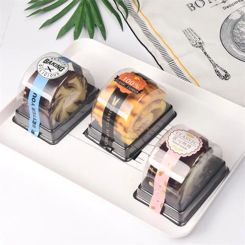 Packaging long strip seal thank you self-adhesive paste making biscuit belt band cake box decorative sealing package stickers