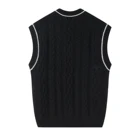 Vest Wholesale High Quality Promotional New Women'S Knitted Vest Short Sleeveless Sweater Vest