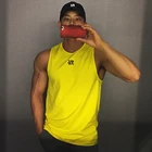 Vest T-shirt Muscle Fitness Vest Men's Sports Pure Cotton Clothes Summer Breathable Running Training Sleeveless T-shirt