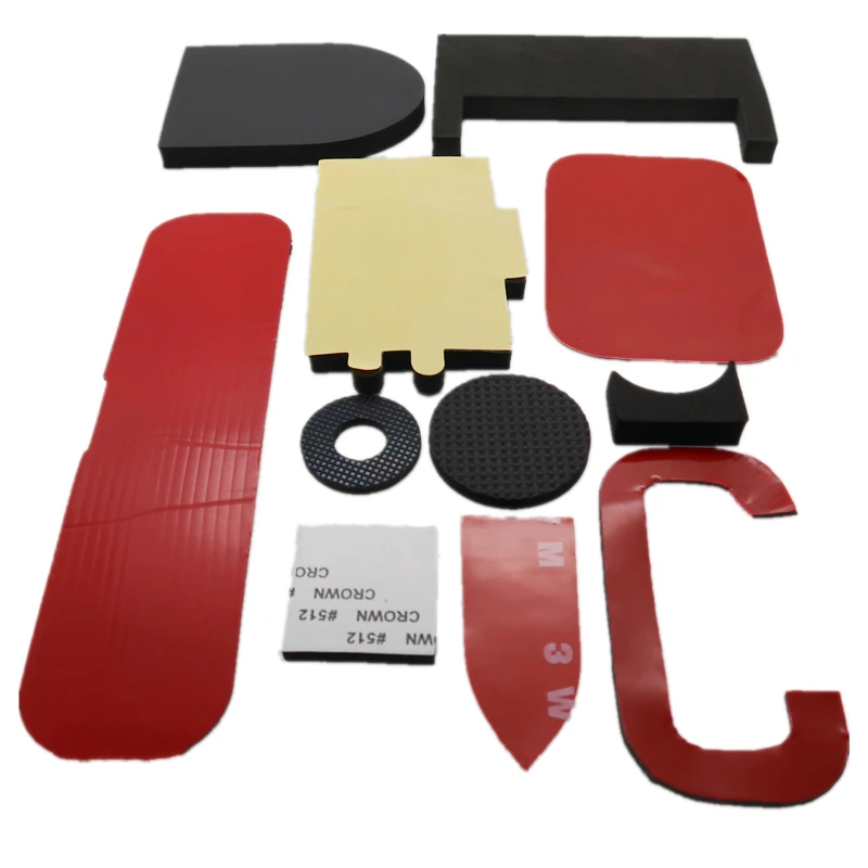 Free Sample Custom Die Cut Pe Foam Eva Rubber Foam Tape Pads Self Adhesive Foam Dots