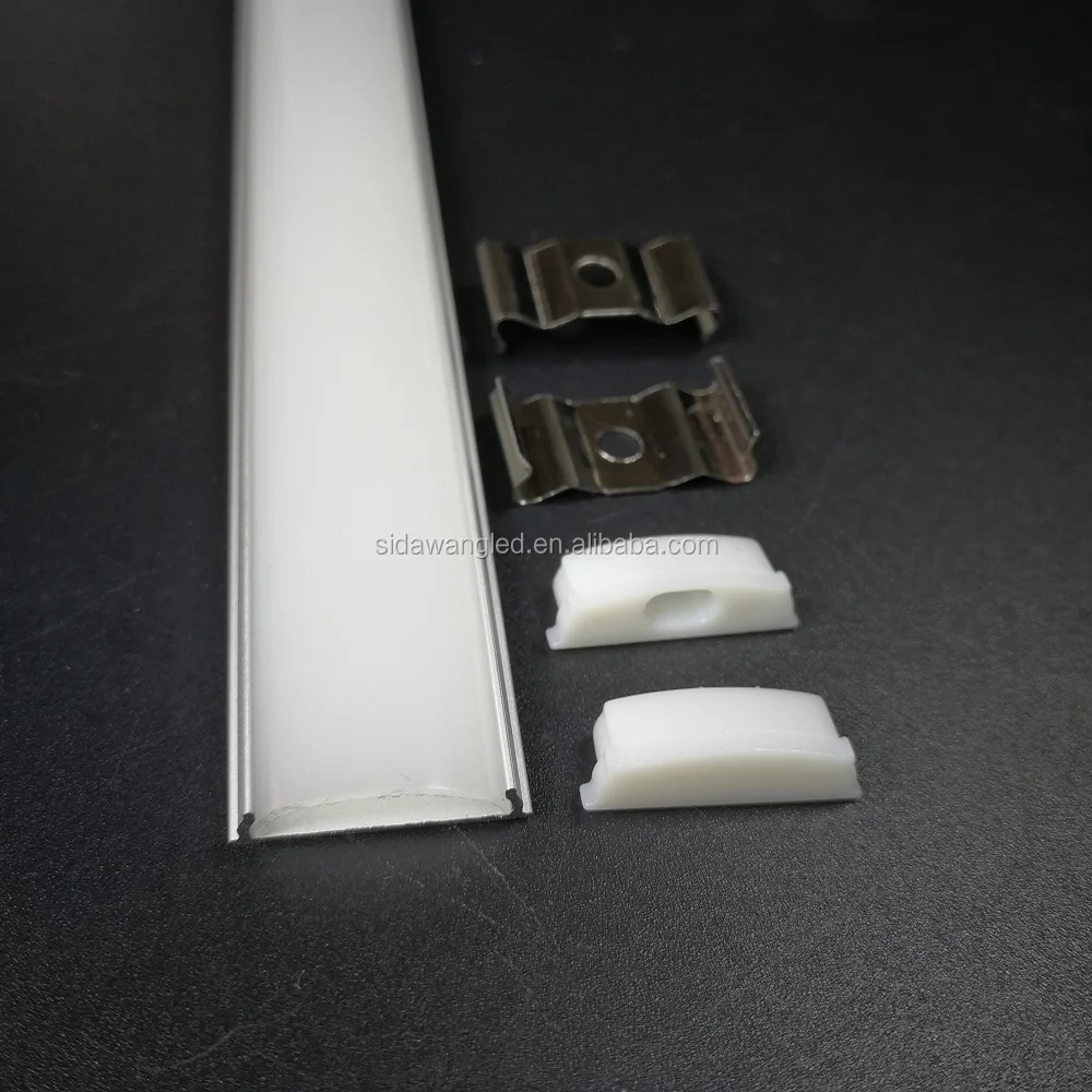 High Quality Bendable Flexible Led Aluminum Curved Extrusion Profile