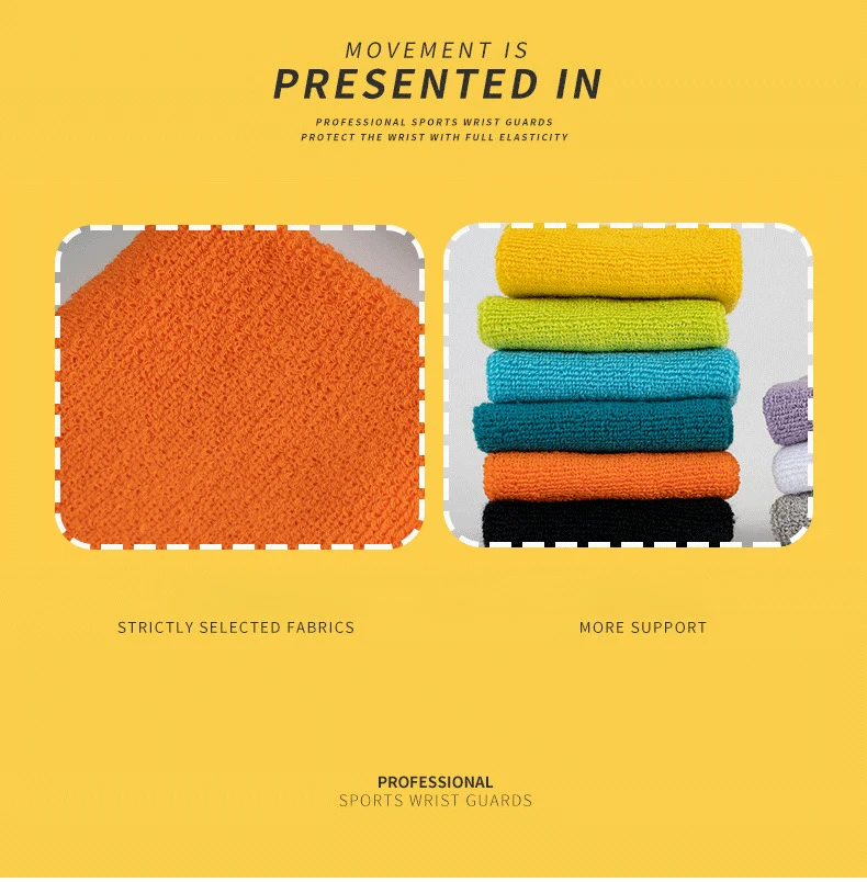 Custom logo comfortable tennis sweatband breathable wrist tube hand towel sweat-absorbent band wristband Custom logo comfortable tennis sweatband breathable wrist tube hand towel sweat-absorbent band wristband