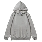 Plain Pullover Pullover Sweatshirt High Quality Plain Sweatshirts 280GSM Cotton Custom Pullover Sweatshirts For Men