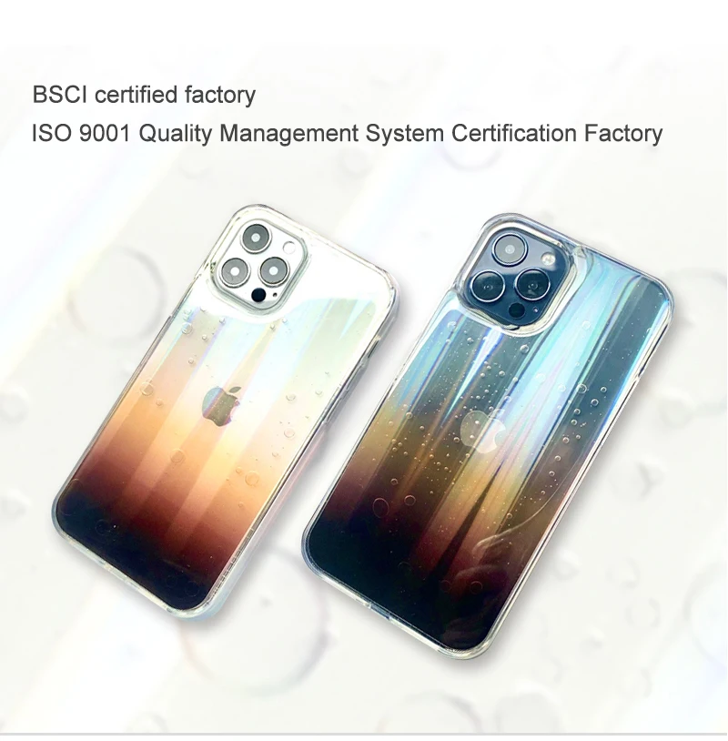 Luxury Fashion Laser Bubble Epoxy Soft Liquid Silicone Rubber Ultra Thin Transparent Ca Phone Case For Iphone8Plus For Iphone 13
