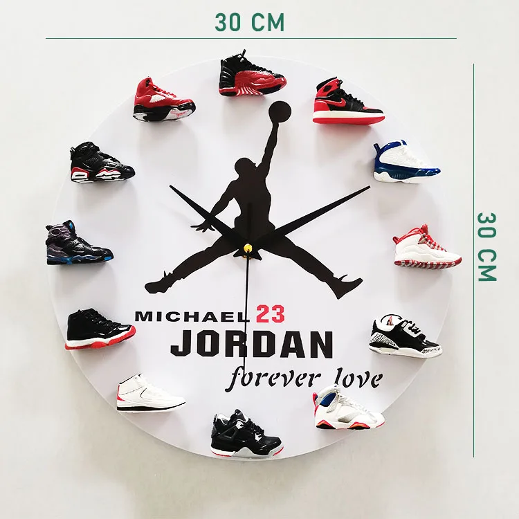 air jordan sneaker clock