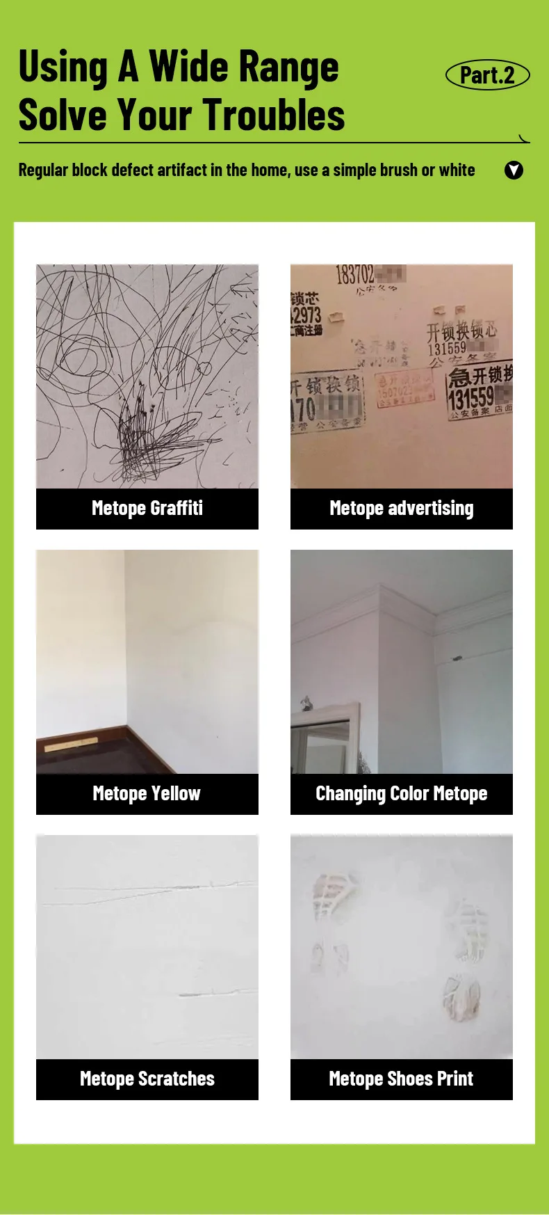 Small Rolling Paint Wall  Mending Agent