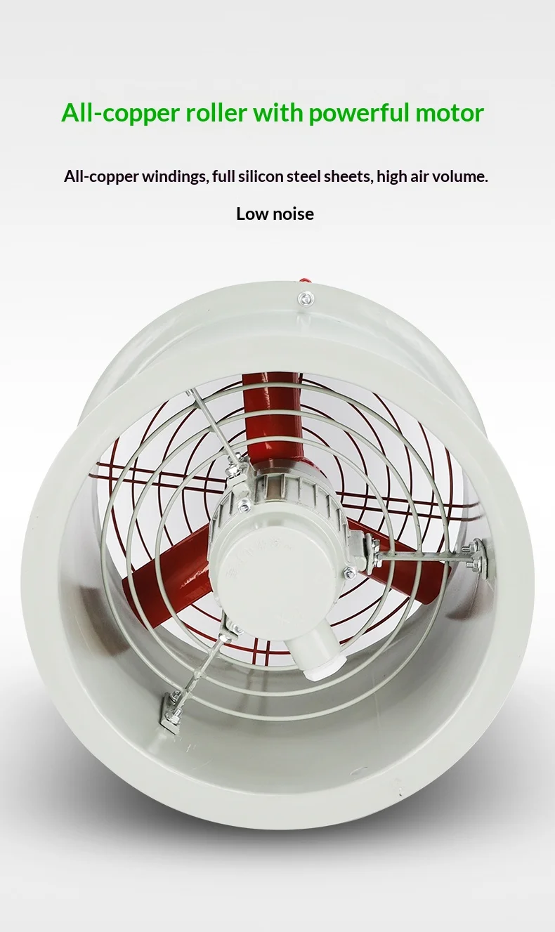 Explosion-proof Frp Axial Fan, Plastic, 220 V, Electric - detail 10