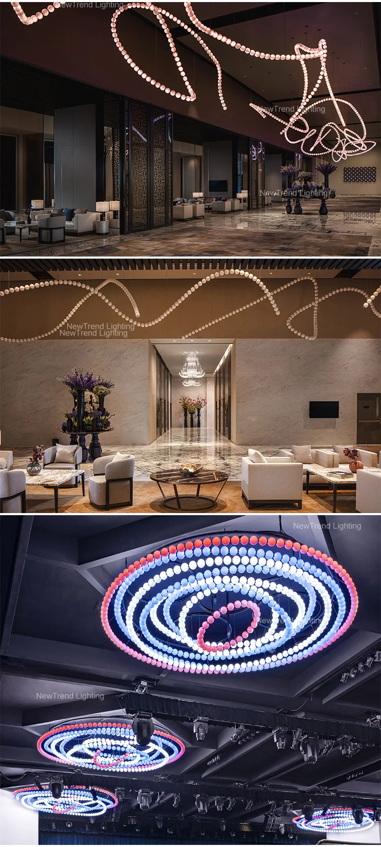cpl 430 modern style custom indoor decorative chandelier modern luxury hotel restaurant villa ceiling led pendant light -2