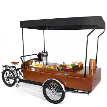 Mobile Coffee bike vending food cart Tricycle For outdoor Cafe Business