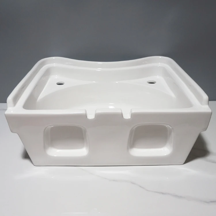 New Design Ceramic Hair Beauty Salon Furniture Equipment Set Hair Washing Equipment Salon Shampoo Bowl Sink details